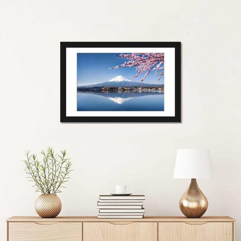 iCanvas "Mount Fuji In Spring" by Jan Becke PFA