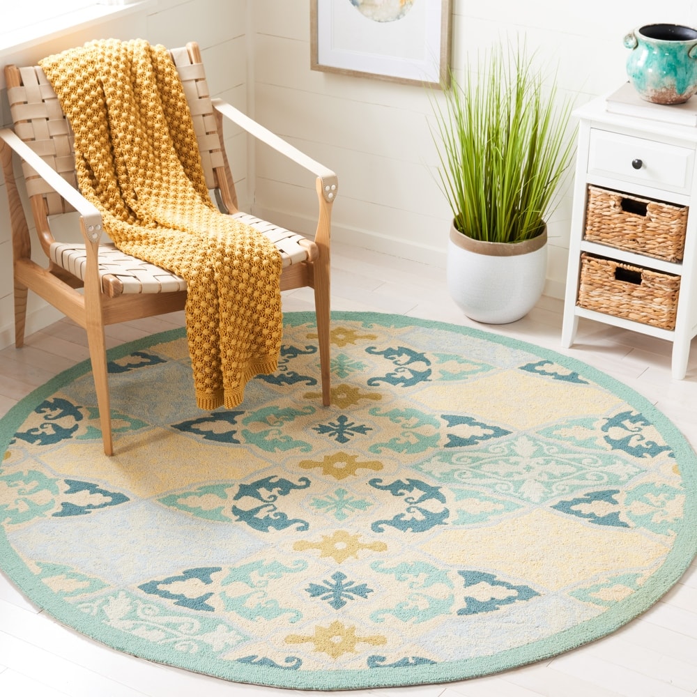 SAFAVIEH Handmade Chelsea Sabrija French Country Wool Rug