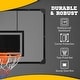 preview thumbnail 5 of 7, Soozier Wall Mounted Basketball Hoop, Mini Hoop with 45'' x 29'' Shatter Proof Backboard, Durable Rim and All-Weather Net