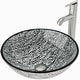 preview thumbnail 3 of 12, VIGO Giovanni 17"L x 17"W Glass Vessel Sink and Seville 13"H Faucet Set