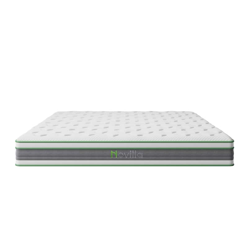 Novilla 10-inch Gel Memory Foam Innerspring Hybrid Mattress