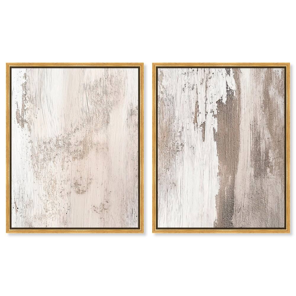 Striated Texture III Canvas Set of 2 by Art Remedy