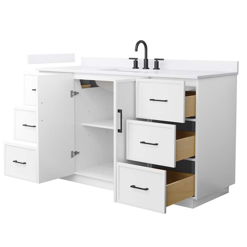 Wyndham Collection WCH7474-60S-QTZ-US3MXX Elan TK 60" Free Standing