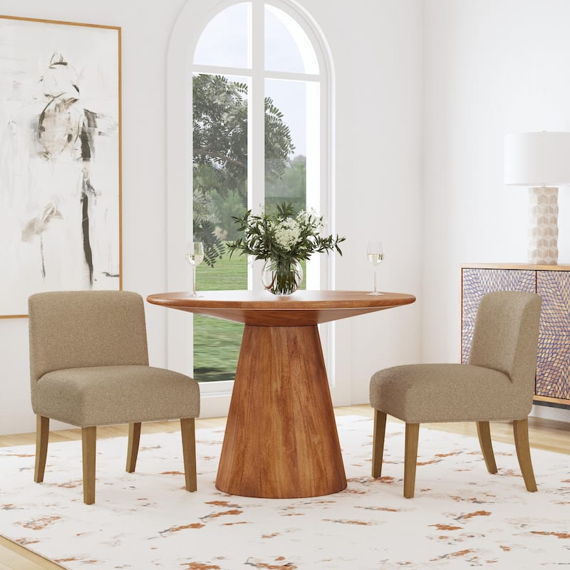 HomePop Upholstered Dining Chair - Single Pack - Brown Boucle