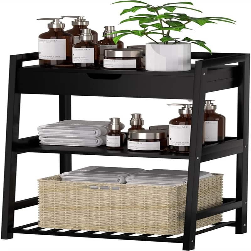 3 Tier Ladder Shelf - 11.8"D x 16.5"W x 31"H