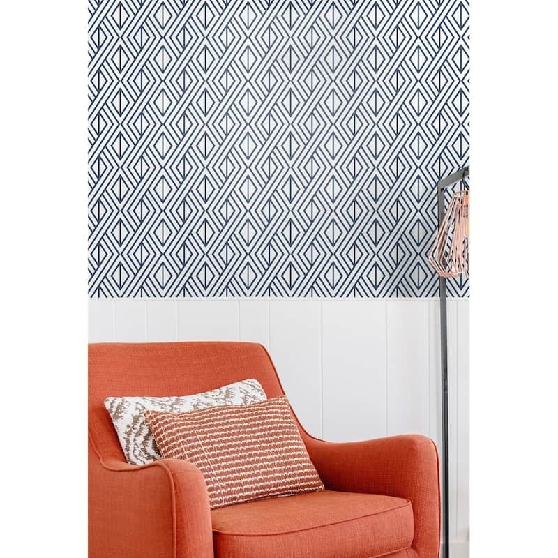 Seabrook Designs Diamond Weave Non-Woven Unpasted Wallpaper - 20.9 in. W x 33 ft. L