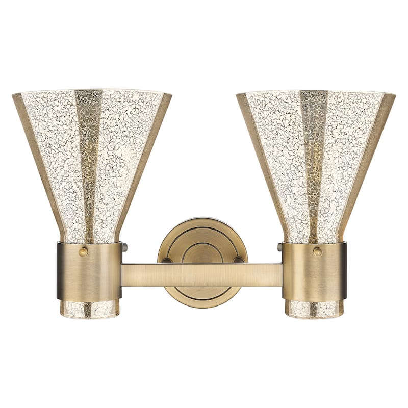 Innovations Lighting 464-2W-G464C-7ME Lawton Cone 2 Light 16" Wide