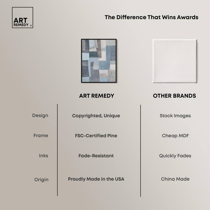 Tessellated Tones I Canvas by Art Remedy