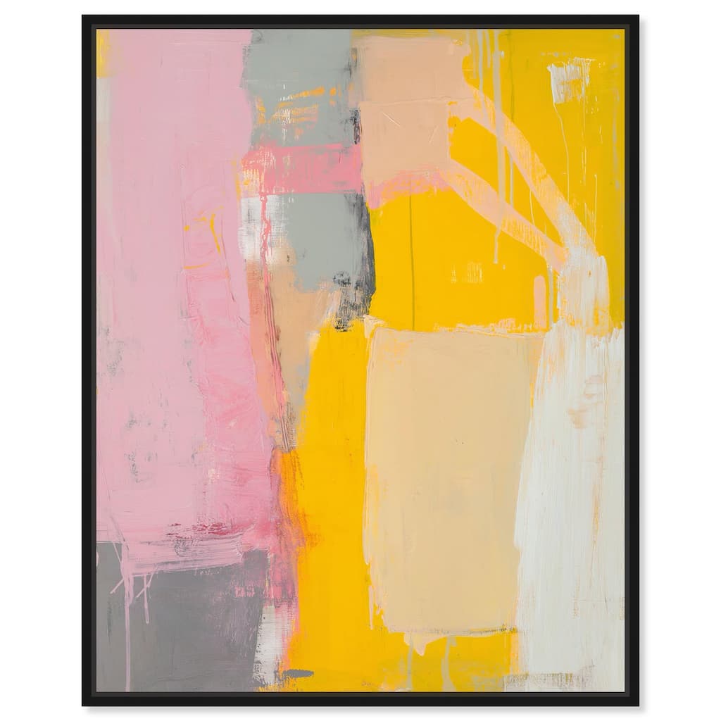 Tangerine Blush I Canvas by Art Remedy
