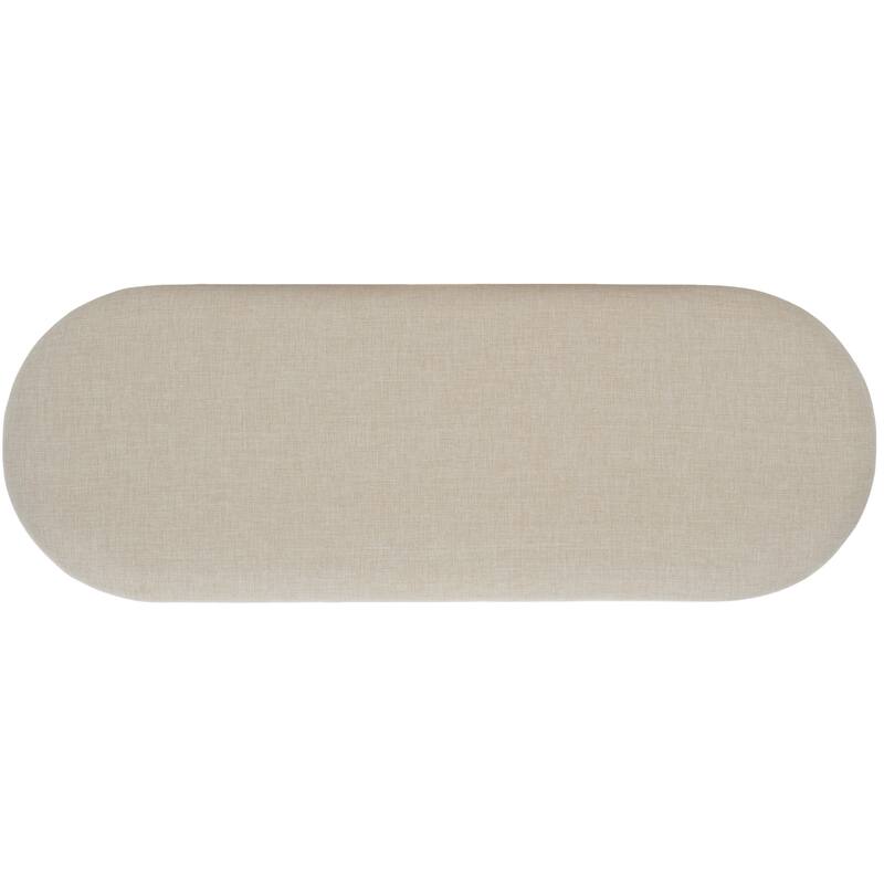 SAFAVIEH Mignon Open Shelf Bench withCushion - 42" W x 15" D x 18" H - 42Wx15Dx18H