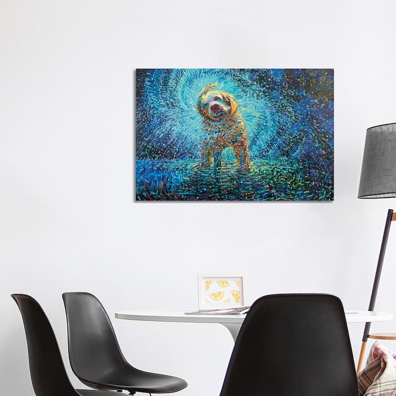 iCanvas "Labrador Jazz" by Iris Scott Canvas Print - 26x40x1.5