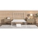 preview thumbnail 12 of 31, VECELO Twin Size Kids Bed Frame, Easy-to-assemble Metal Twin Platform Bed Frame with Under-bed Storage