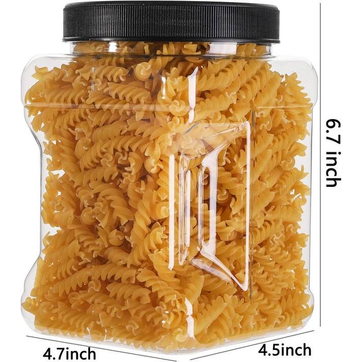 Square Plastic Jars with Lids Bed Bath & Beyond 39120553