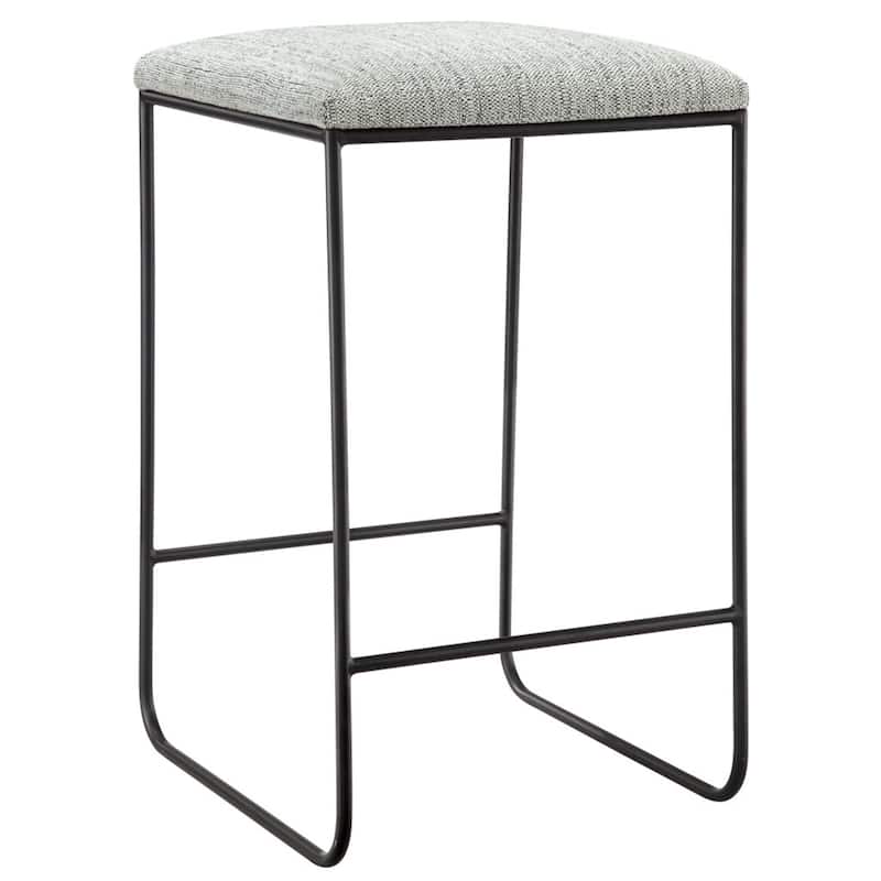 Martha Stewart Hastings Grey/ Black Counter Stool
