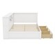 preview thumbnail 12 of 11, L-Shaped Bed Frame with 3 Drawers, Led Downlight and USB Port聽