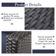 preview thumbnail 9 of 15, Outdoor Rattan Wicker 8-piece Patio Furniture Sectional Sofa Set - 8-Pieces Sets