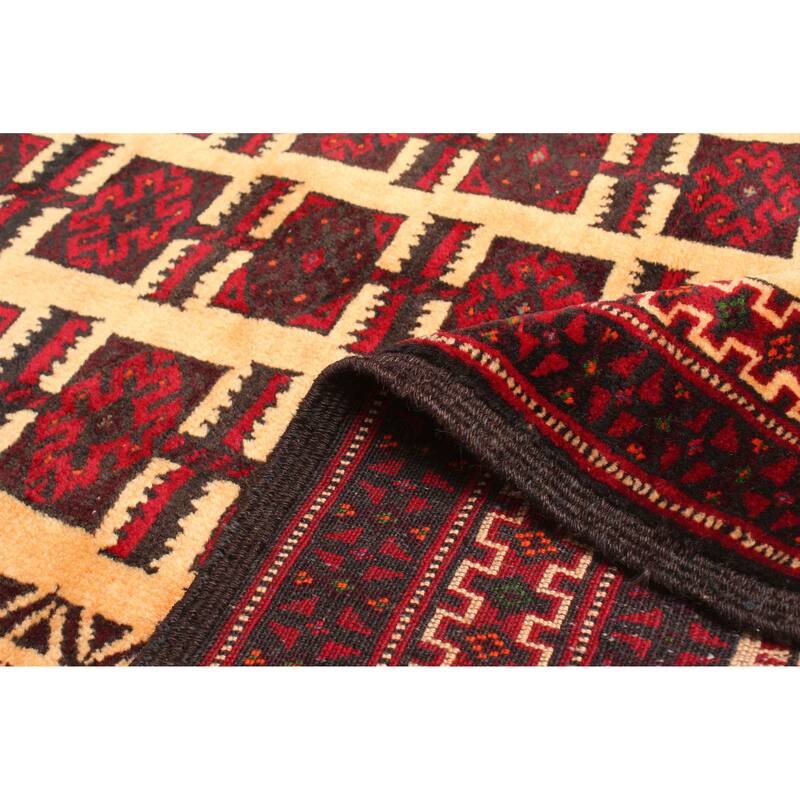 ECARPETGALLERY Hand-knotted Teimani Beige Wool Rug - 3'0 x 4'7