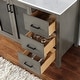 preview thumbnail 52 of 177, Altair Hadiya Bathroom Vanity with Composite Stone Countertop without Mirror