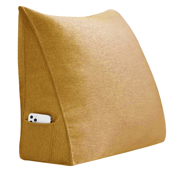 WOWMAX Bed Rest Wedge Reading Pillow Sofa Daybed Triangle Cushion 24 On Sale Bed Bath Beyond 29166169