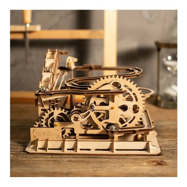 Shop Rokr Marble Run Wooden Model Kits 3d Puzzle Mechanical