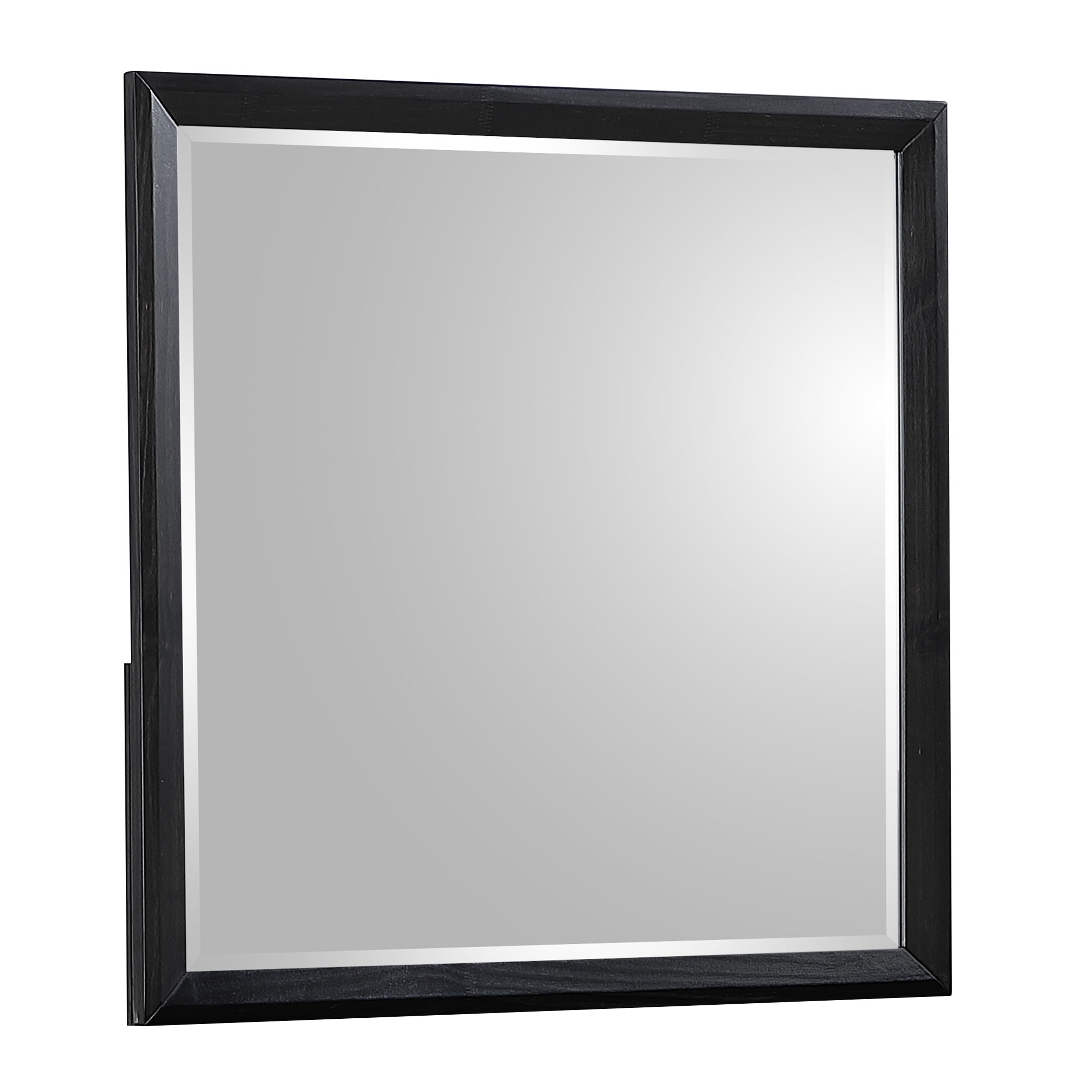 Houston Square Mirror in Walnut