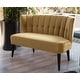 preview thumbnail 47 of 47, Becca Performance Fabric Channel Tufted Settee by Jennifer Taylor Home