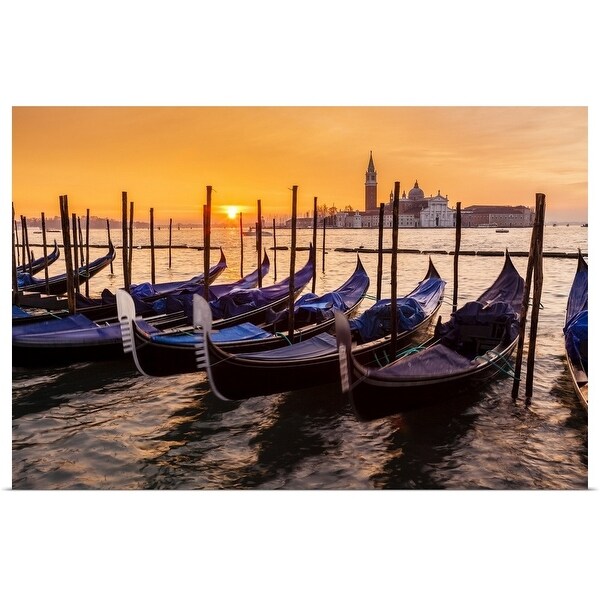 "Grand Canal and Church of San Giorgio Maggiore" Poster Print