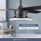 preview thumbnail 3 of 8, 52" Prominence Home Orbis LED Modern Ceiling Fan with Remote, Matte Black