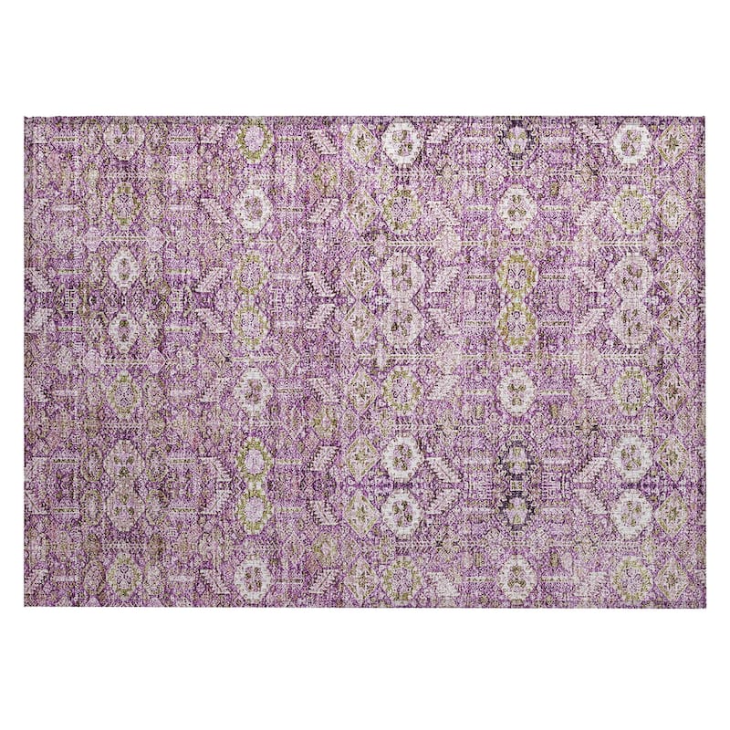 Alriri Garden-Inspired Weather Resistant Classic Meets Modern Outdoor Rug