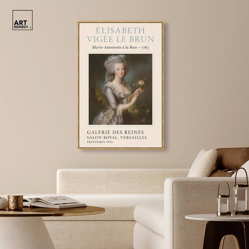 Queen and the Rose Canvas by Art Remedy
