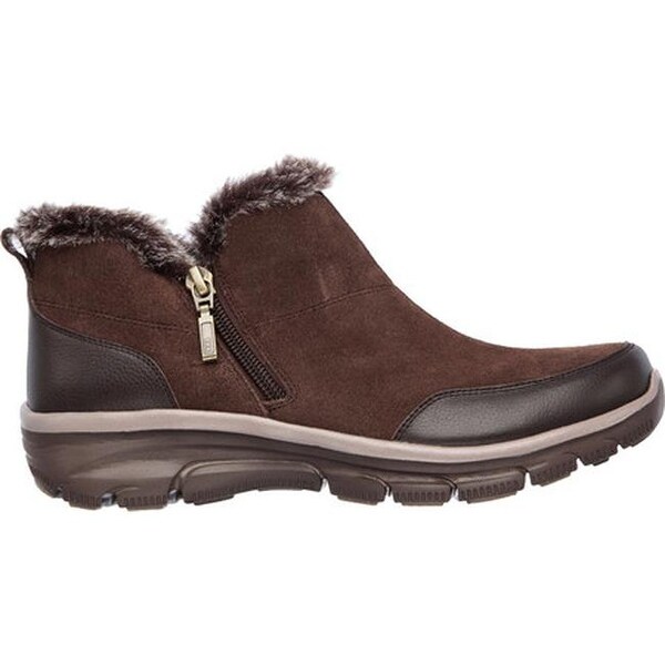 skechers easy going zip it booties