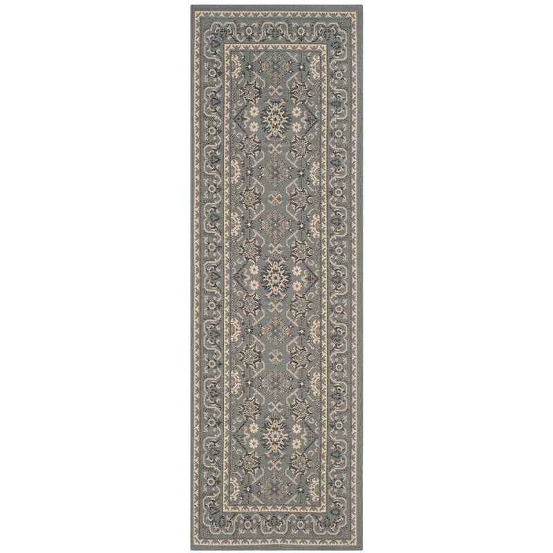 SAFAVIEH Courtyard Erlwine Indoor/ Outdoor Waterproof Patio Backyard Rug