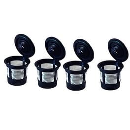 Blendin Single Reusable K-cup Coffee Filter for Keurigs K45,K50,K55,K60,K65,B70,B71,B76,B77,B79,K70,K75,K77,K79, 4 Pack
