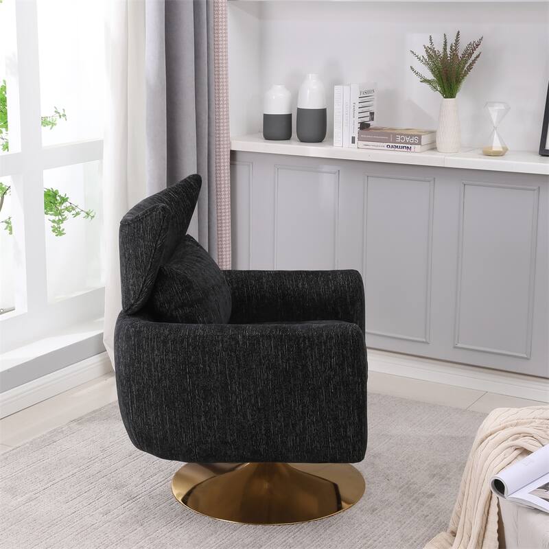 Classic Mid-Century 360-degree Swivel Accent Chair