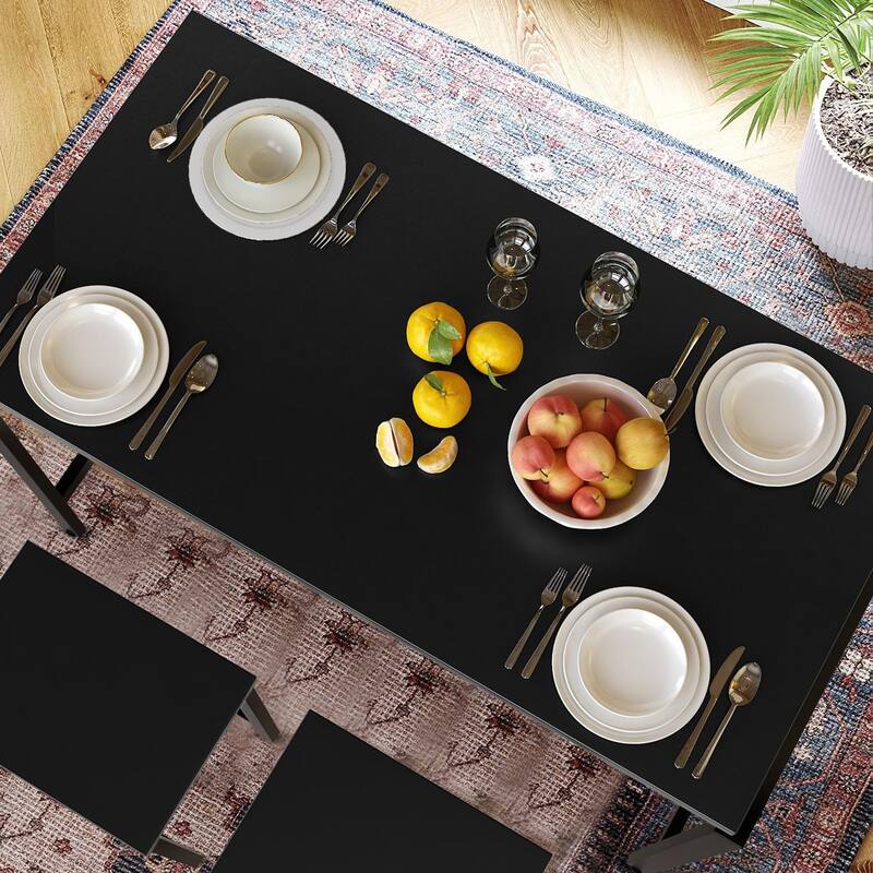Mieres Modern Farmhouse Counter Height Pub 5-piece Dining Set