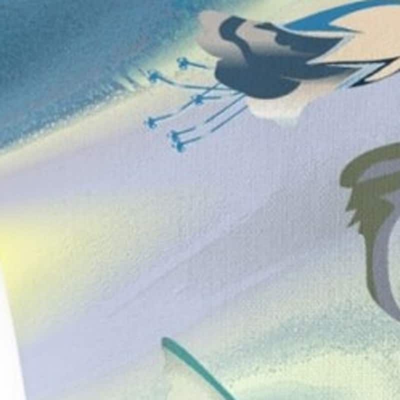 HomeRoots 20" X 20" Blue and Yellow Bird Blown Seam Floral Indoor Outdoor Throw Pillow - 20.00' X '20.00' X '5.00