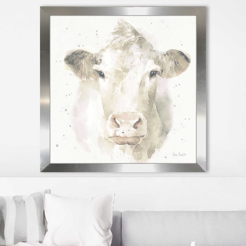 "Farm Friends II Neutral" by Lisa Audit Print on Acrylic.