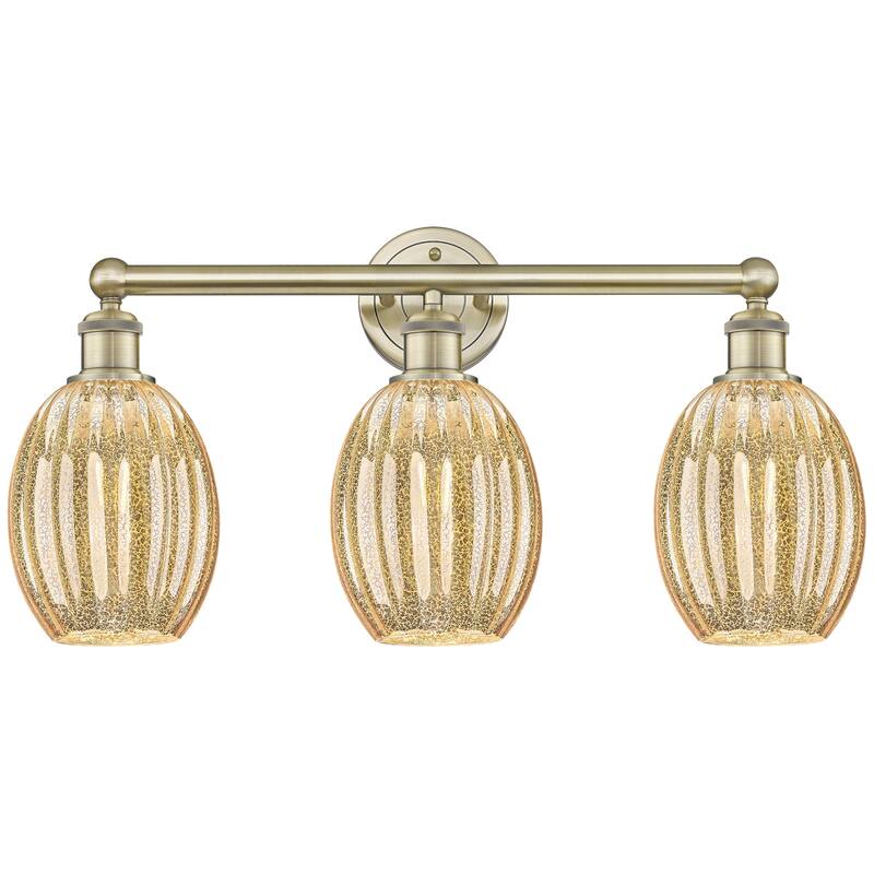 Innovations Lighting 616-3W-13-25 Preston Vanity Preston 3 Light 25" - Antique Brass / Mercury