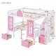 preview thumbnail 12 of 46, Full-Over-Full Bunk Bed with Changeable Table