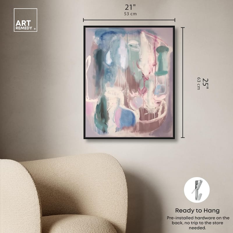 Silk and Satin I Canvas by Art Remedy