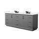 Option Dark Gray / Giotto Quartz Top / Matte Black
