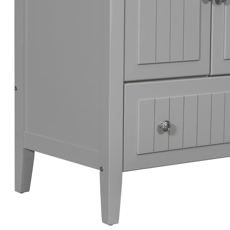 36" Bathroom Vanity with Solid Wood Frame