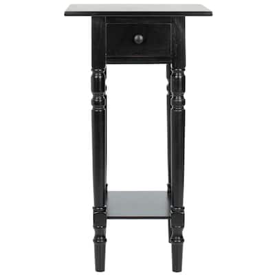 SAFAVIEH Arrie Black Accent Table - 17.7" x 13.8" x 31.9" - 18Wx14Dx32H