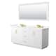 Option White, Gold Trim, Giotto Quartz Top