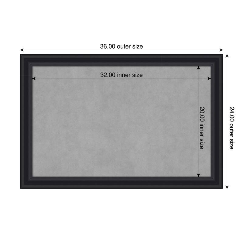 Amanti Art Dalat Black Framed - 36 x 24 in - Dalat Black