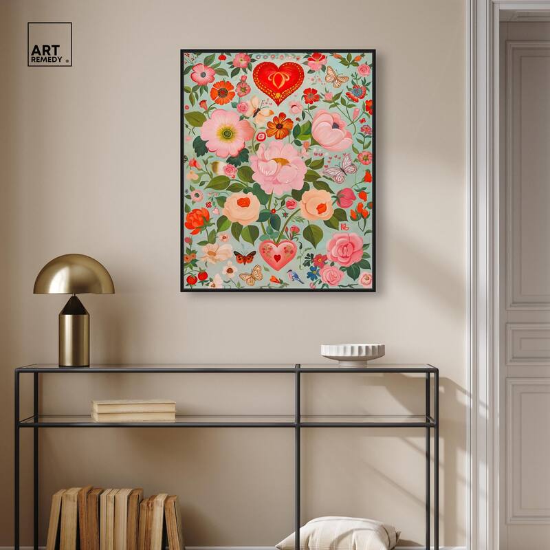 Festival of Flowers Canvas by Art Remedy