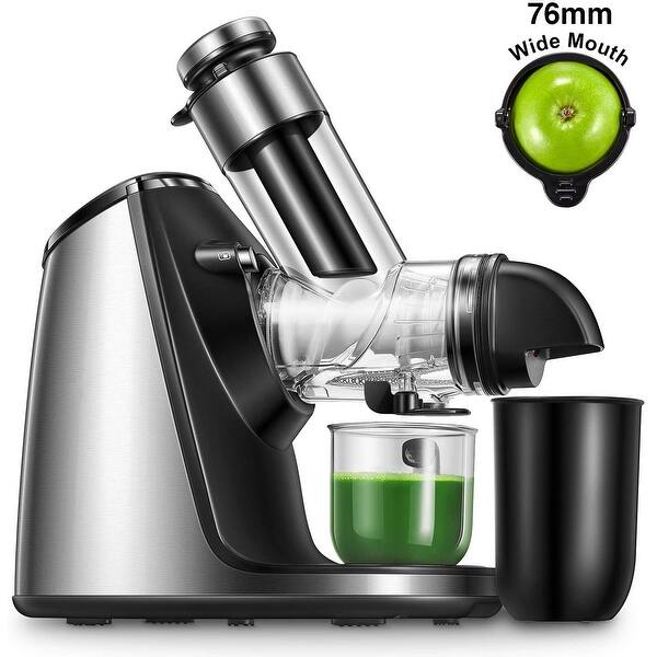 Shop Juicer Machines Aicook Slow Masticating Juicer Extractor 200w Large Feed Chute Unique Ceramic Auger Overstock 31457211