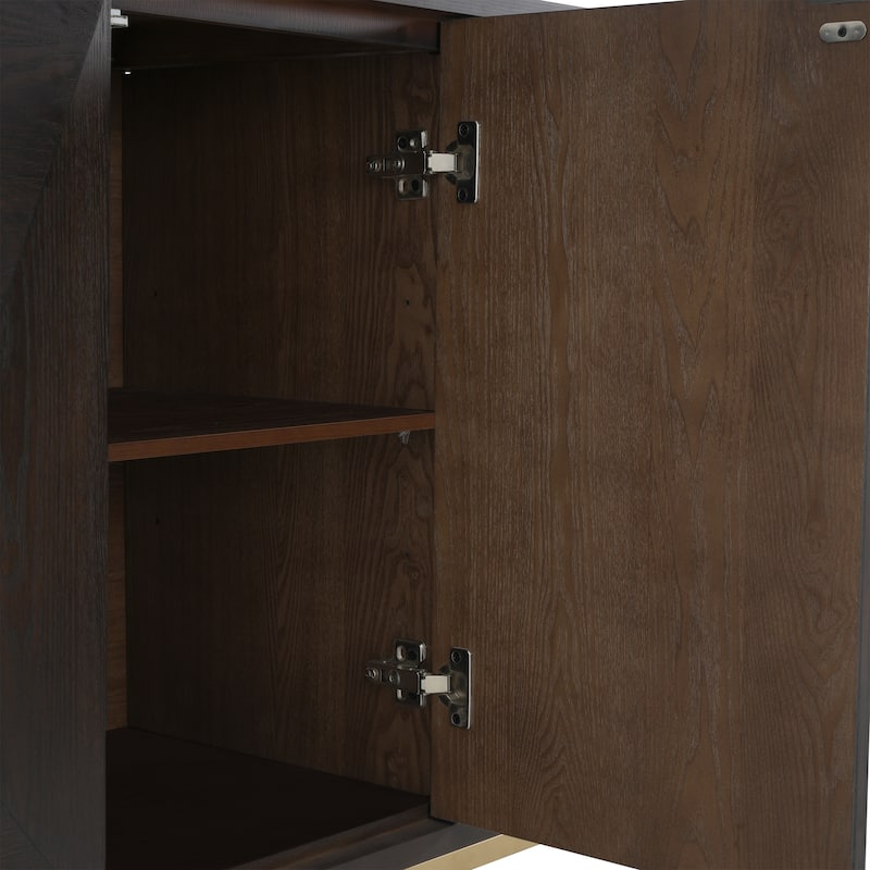 Christopher Knight Home - Tobias Wide Sideboard Buffet Cabinet for Stylish and Functional Storage
