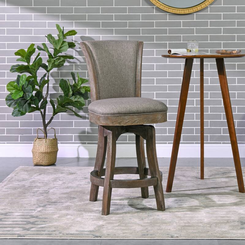 Armless Swivel Counter Height Bar Stool