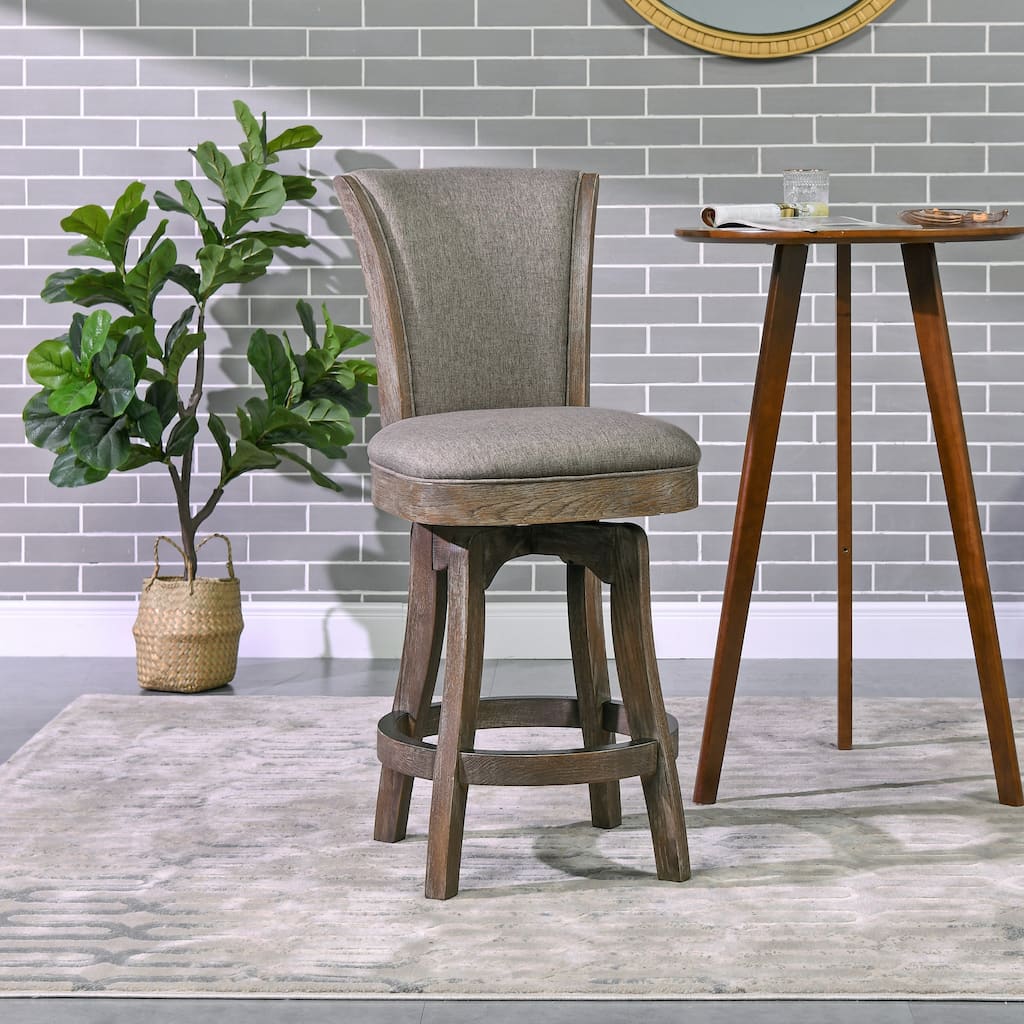 Armless Swivel Counter Height Bar Stool